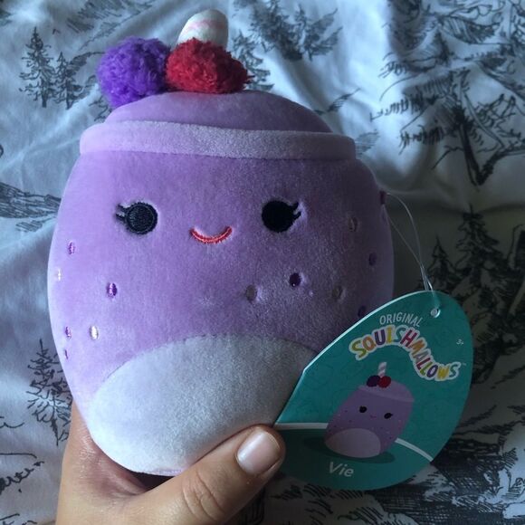 5/$15 • ➿Squishmallows | 5” Vie the Berry Smoothie - Picture 1 of 8